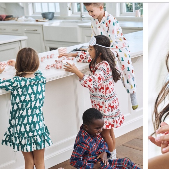 Hanna Andersson Deer Dear Fair Isle Nordic Holiday dress size 150 cm - Picture 9 of 14